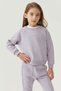 Girl's Basic Sweat Top - 4