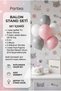 Cat-Themed Number Candle and Balloon Stand Set with Paw Figures - Birthday Party Decorations (Ages 0-9) - 3