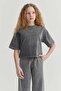 Girl's T-Shirt with Stitching Details