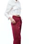 Satin Trousers with Elastic Waist - 7