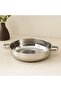 24 cm Flat Metal Strainer with Handle