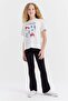 Girl's Leggings with Stitching Detail - 6