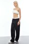 Waist Detailed Linen Trousers - 4