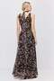 Women's Polka Dot Maxi Dress with Scarf Detail - 6