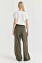 Women's Belt Detailed Wide Leg Trousers - 6