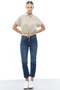 Women's Snap Fastener Short Sleeve Crop Shirt - 8