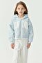 Girl's Printed Hooded Sweat Top