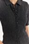 Women's Textured Short Sleeve Shirt - 6