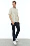Collared Buttoned Shirt with Pockets - 8