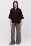 Women's Oversize Textured Double Sleeve Shirt - 6