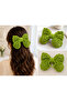 Knitted Hair Clip Bow Model Handmade Hair Clip