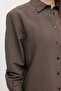 Women's Slim C Striped Wide Cut Shirt - 7