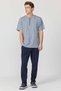 Men's Short Sleeve Textured Pajama Set
