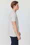 Men's Zippered Polo Neck T-Shirt - 3
