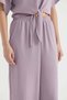 Women's Elastic Waist Soft Textured Pants - 8