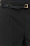 Women's Slim Belted Loose Pants - 7