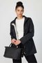 Women's Trench Coat with Tie Waist Detail