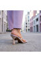 Valley ethnic pattern glittery stiletto heel thong sandals - 8