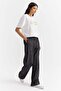 Women's Elastic Waist Wide Leg Pants - 2