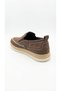 Gr0540 Genuine Nubuck Leather Stitching and Straw Appearance Daily Comfortable Use Brown Men's Casual Shoes - 5
