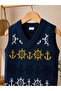Anchor Patterned Baby Sweater - 3