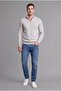 Standard Fit Regular Cut High Collar Half Zipper Basic Plain Knitwear Sweater A5184Ax26Au