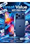 New M17 Pro Max Smartphone 7.2-inch Full HD Super LCD 16GB RAM 1TB ROM Android 15 4G Dual SIM High Capacity 6000mAh Battery -WHITE
