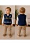 Anchor Patterned Baby Sweater - 5