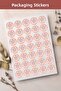 100 Pcs Thank You Stickers Packaging Shipping Decal Pyt0Kstk1540 - 6