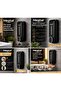 Wall Mounted Liquid Soap Dispenser 300 ml - Black, Manual Push - 4