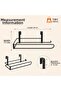 Premium Paper Towel Rack – Black Metal Snap-On Napkin Holder, No Drilling Required, In-Cabinet Kitchen Organizer - 3