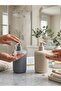2-Piece Bathroom Set Striped Liquid Soap Dispenser and Shampoo Dispenser Set - Modern Push-Up Countertop Soap Dispenser - 2