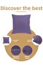 Cozy Lilac Throw Pillow Cover Decorative Plain Simple Punchable - 6