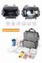 Premium Large Volume Liquid-Proof Fabric Multi-Compartment Thermal Bottle Holder Openable Bedding Mother Baby Bag Crib Bed Bottom Organizer - 3
