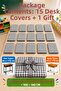 Set of 15 Washable, Stain-Resistant, Elastic School Desk Covers – with Size Options, Teacher's Desk Cover as a Gift - 6