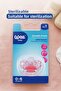 Transparent Patterned Orthodontic Pacifier with Soft Silicone Tip 0-6 Months Pink - 5