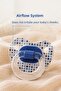Transparent Patterned Orthodontic Pacifier with Soft Silicone Tip 6-18 Months Blue - 2