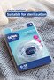 Transparent Patterned Orthodontic Pacifier with Soft Silicone Tip 6-18 Months Blue - 5