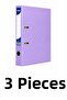 3 Narrow Plastic Folders A4 Folders