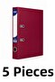 5 Narrow Plastic Folders A4 Folders