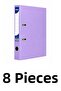 8 Pieces Narrow Plastic Folder A4 Folder