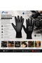 10 Pieces No 8 Small Black - Black Nitrile Work Gloves - 2
