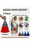 (1 Piece) Medium Size Floor Broom Colorful Multi-Purpose Bathroom and Toilet Cleaning Broom, Plastic Nylon Broom Garden Broom Cleaning Brush