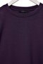 Koyu Mor Soft/Yumuşak Dokunuşlu Oversize/Geniş Kesim Bisiklet Yaka Örme Sweatshirt TWOAW27SW00143 - 6