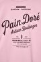 Pembe %100 Pamuk Slogan Baskılı Oversize/Geniş Kesim Örme T-Shirt TWOAW27TS00064 - 6