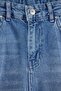 Mavi Az Esnek Ütü İzli Yüksek Bel Straight Jeans TWOAW27JE00220 - 2