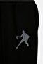 Black Hooded Printed Thick Non-Embossed Boys' Sweatshirt and Sweatpants Settkdaw27Au00022 - 9