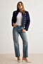 Mavi Yüksek Bel Straight Düz Paça Jeans TWOAW27JE00187