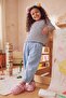 Pink Unicorn Printed Girls' Slippers Takaw27Er00004 - 4