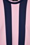 Açık Pembe Kalın Çizgili Oversize/Geniş Kesim Örme Sweatshirt TWOAW27SW00158 - 7